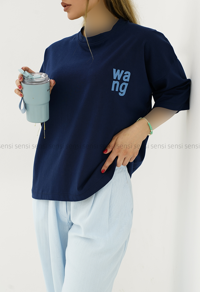 تیشرت باکسی WANGکد1006229